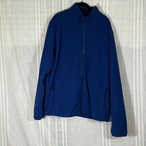 Lands' End Men's Full-Zip Performance Jacket - Blue